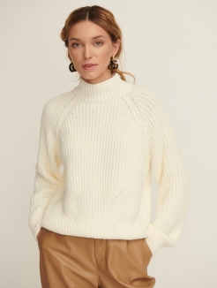 Женский вязаный свитер оверсайз, джемпер